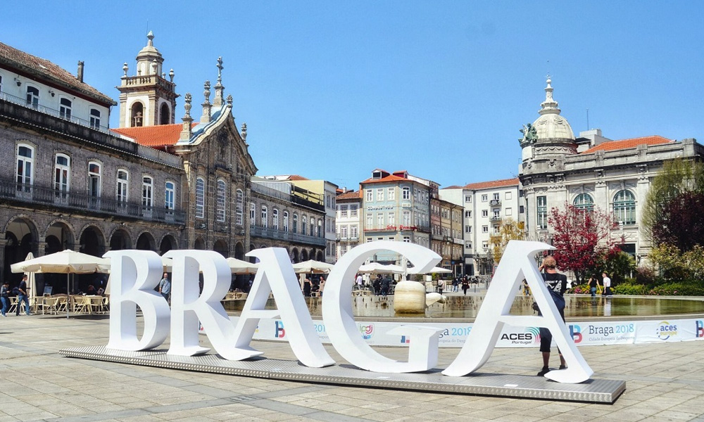 Portugal - mapa político altamente detalhado com regiões